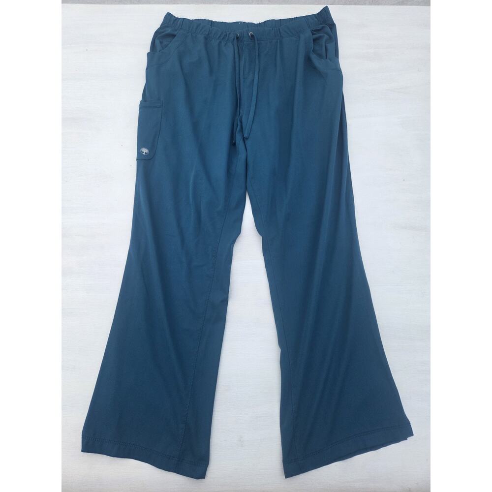 Womens HH Works By Healing Hands Scrub Pants Blue Size 1X XL Medical Nurse Work